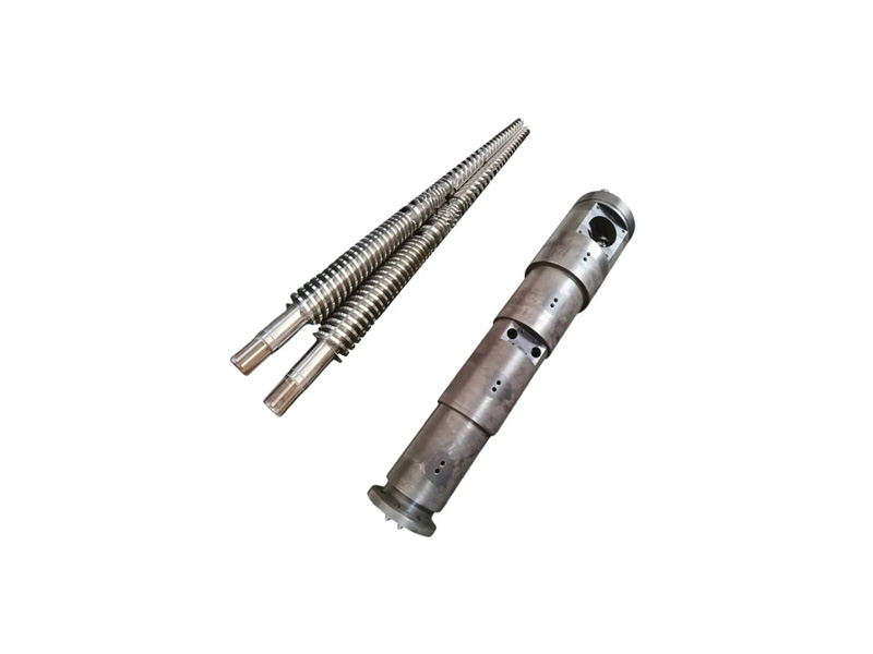 Baril conique à double vis de pelletisation