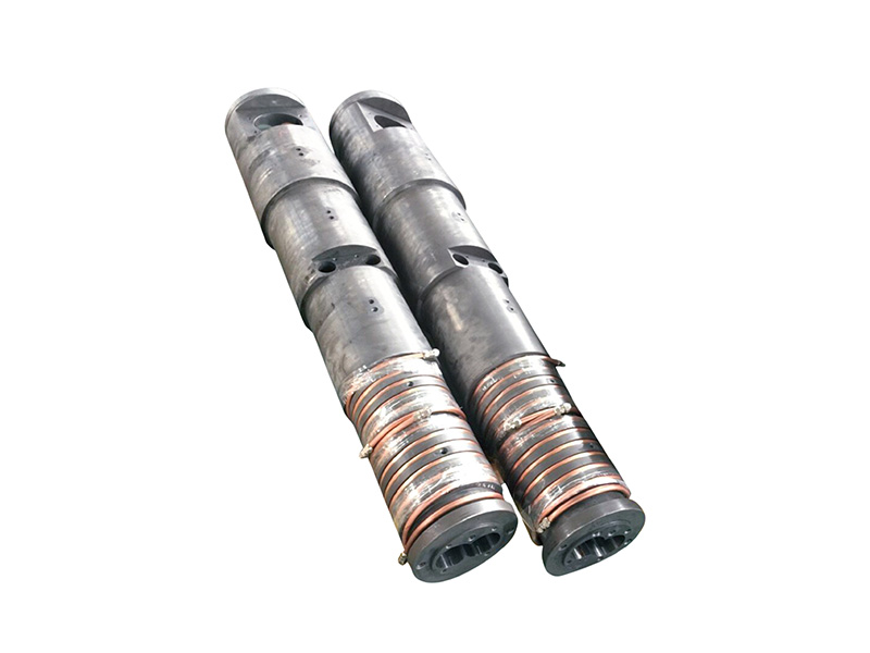 Baril conique à double vis pour extrusion de mousse