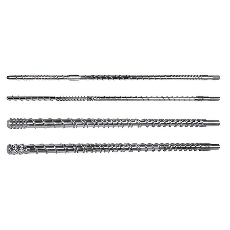 Different extruder screw geometry designs, match screw to resin and output for ABS extrusion black specks solution
