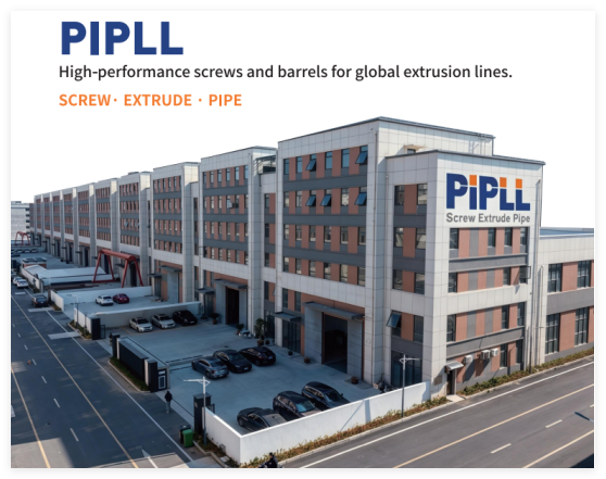 PIPLL production site — high-performance screws and barrels for global extrusion lines