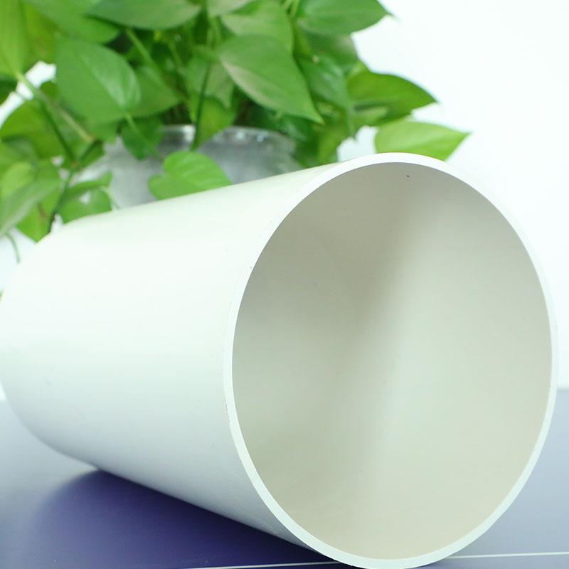 PVC pipe application example. Pipe diameter, wall thickness, and surface requirements provide essential context for screw and barrel selection.