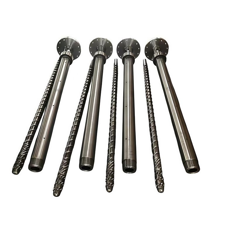 Extruder screw and barrel assembly set, replacement suggestion based on measured condition and ABS extrusion process data